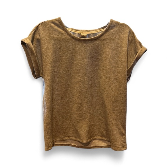 Lucky Brand Women’s Heather Gray Short Sleeve Tee, Size Small - Picture 1 of 4